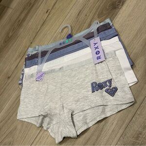 NWT Roxy Women's Boy Shorts Underwear